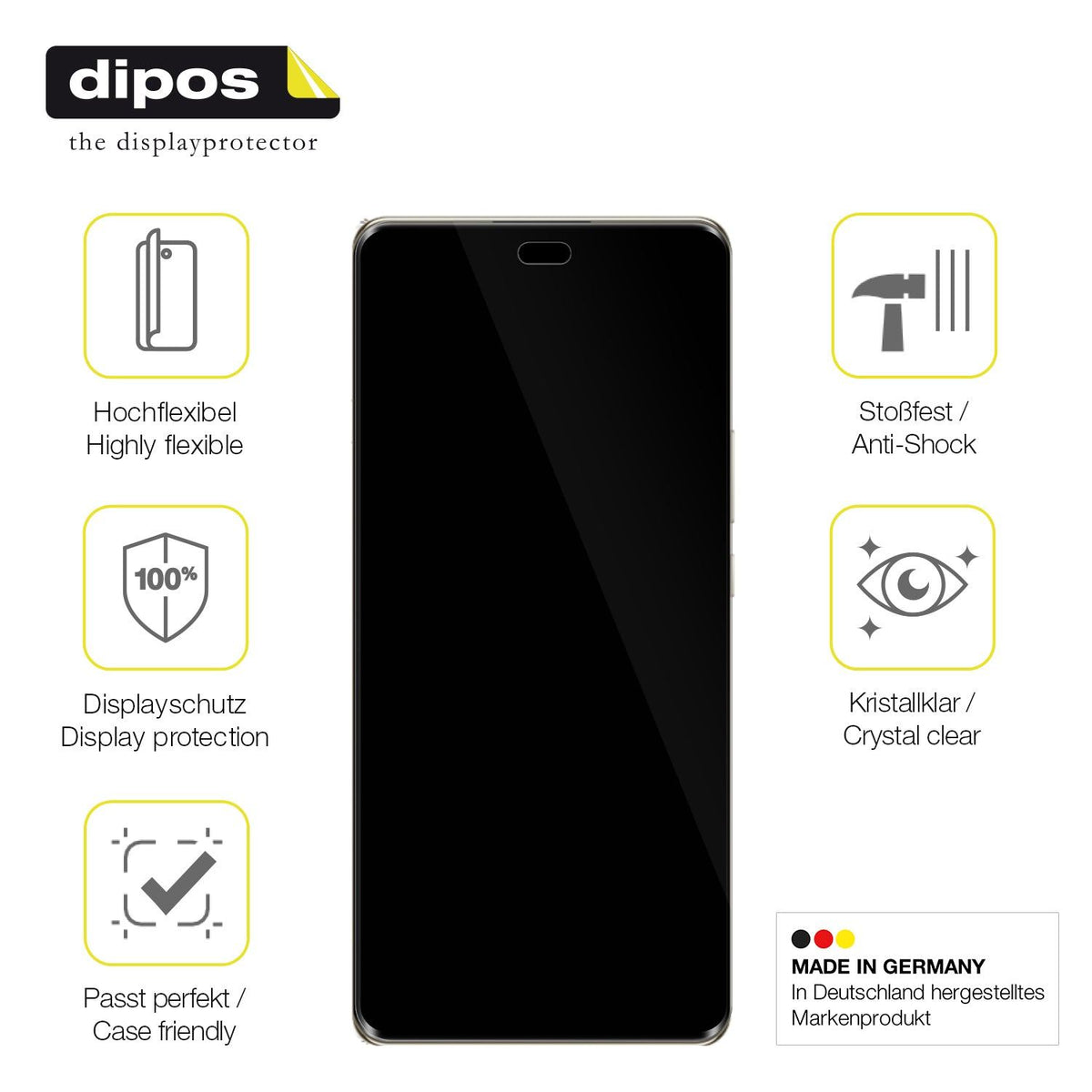 2x Screen Protector for Huawei Enjoy 70X Vitality Protective Film covers 100%