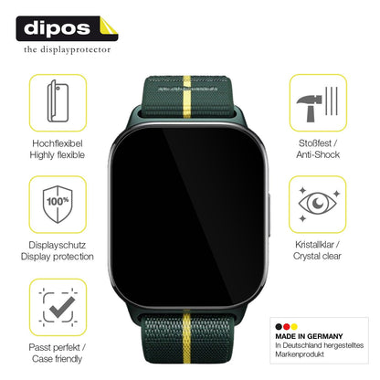 2x Screen Protector for Motorola Moto Watch Fit Protective Film covers 100%