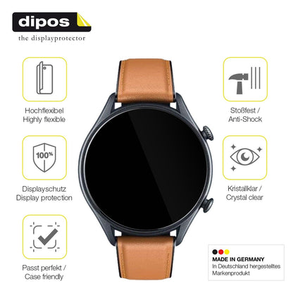 2x Screen Protector for Motsfit Smartwatch 1.56 Zoll Protective Film covers