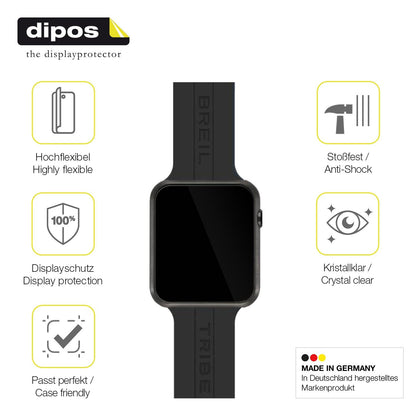 2x Screen Protector for Beil SBT-X Protective Film covers 100% dipos Flex