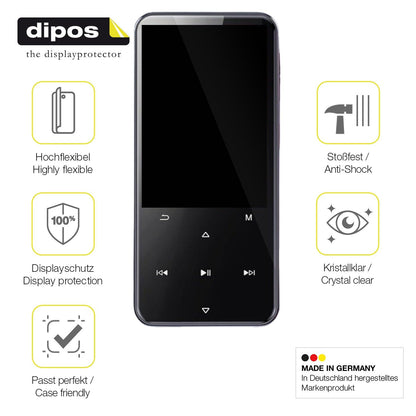 2x Screen Protector for AGPTek M3 Protective Film covers 100% dipos Flex