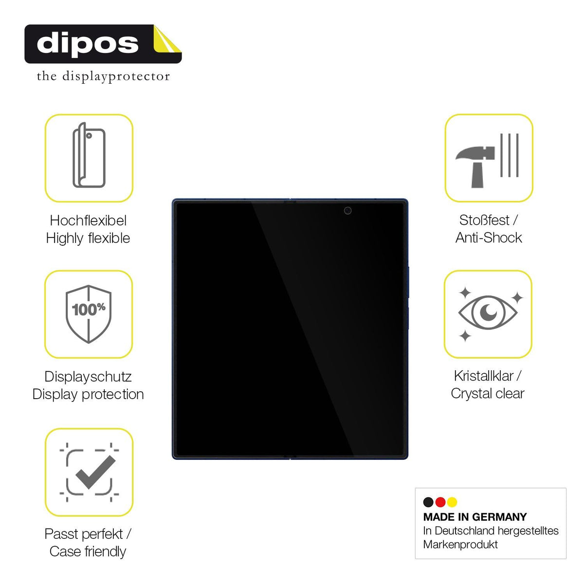 2x Screen Protector for Samsung Galaxy Z Fold7 Protective Film