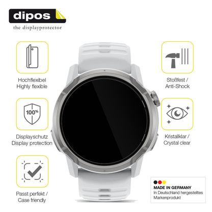2x Screen Protector for Coros Apex 4 42mm Protective Film covers 100% dipos Flex