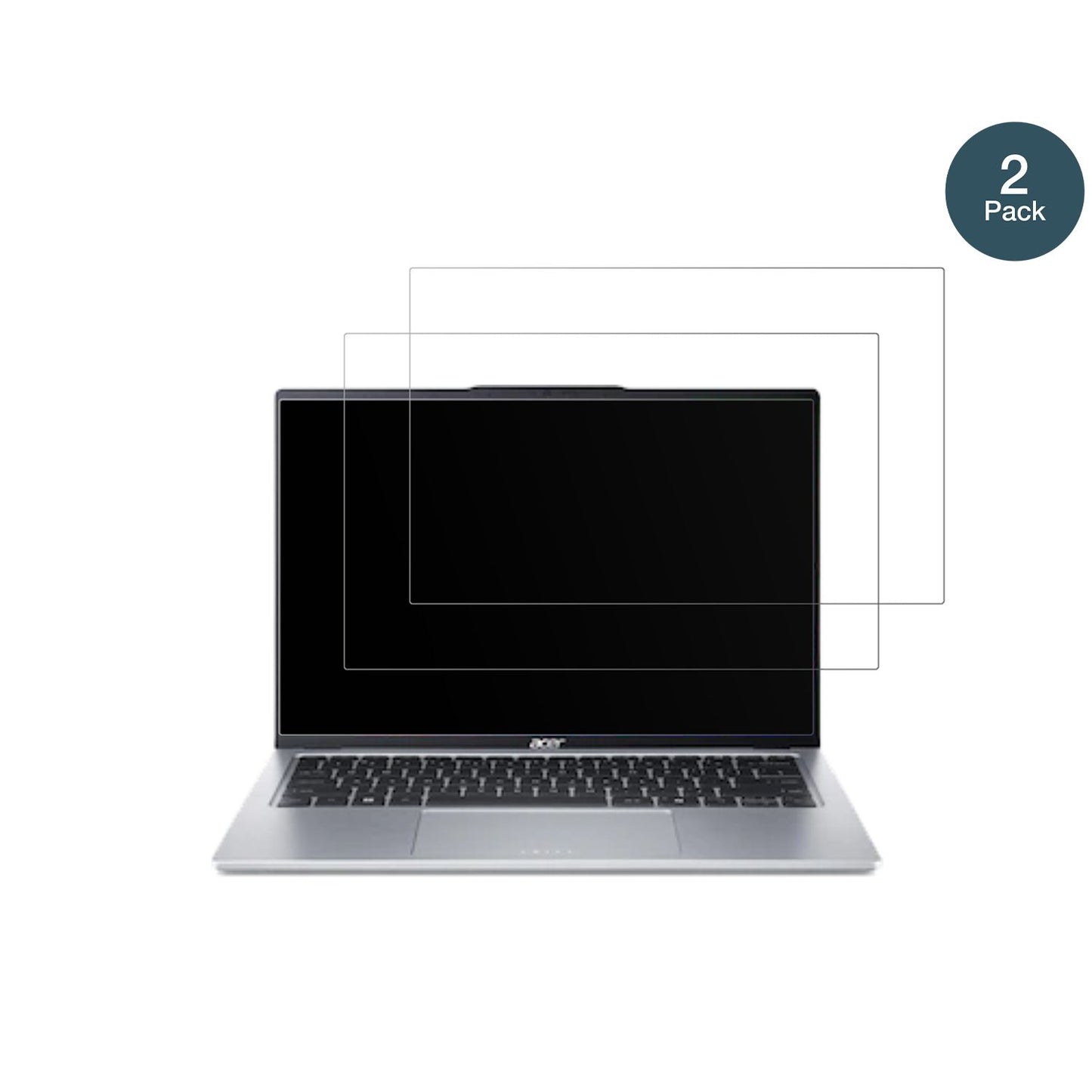 AcerSwift Go 14 Zoll OLED mit aufgebrachter dipos Panzerfolie, die lästige Fingerabdrücke minimiert