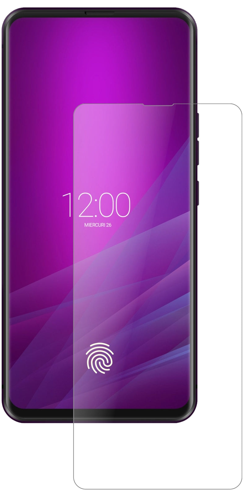 AllviewSoul X6 Xtreme mit aufgebrachter dipos Panzerfolie, die lästige Fingerabdrücke minimiert