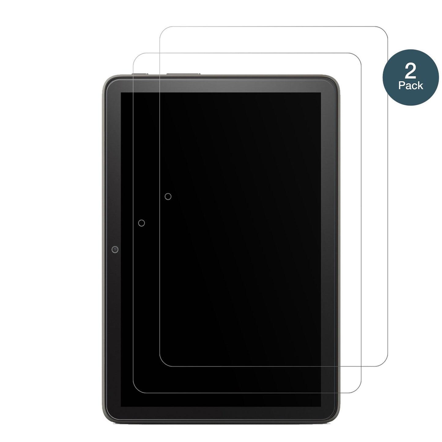 AmazonFire HD 8 Plus (2022) mit aufgebrachter dipos Panzerfolie, die lästige Fingerabdrücke minimiert