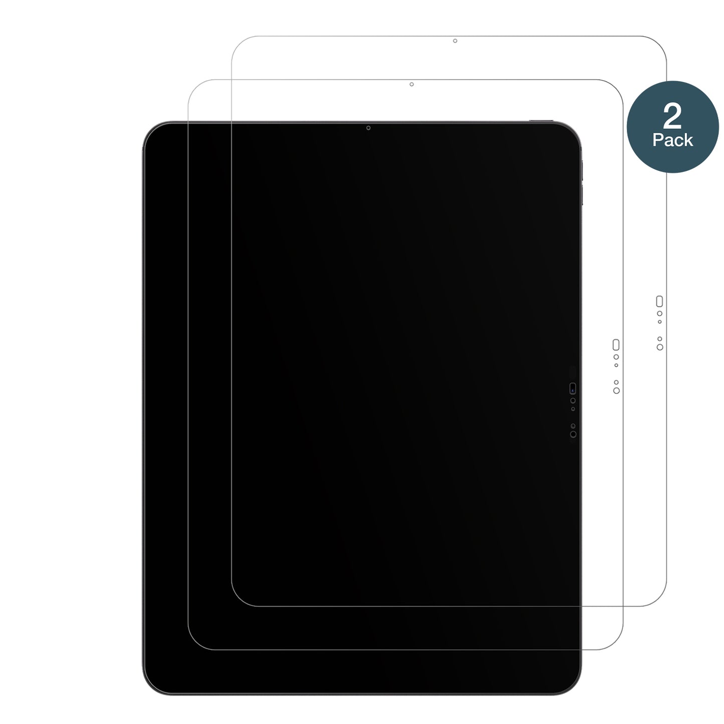 AppleiPad Pro M5 11 Zoll mit aufgebrachter dipos Panzerfolie, die lästige Fingerabdrücke minimiert