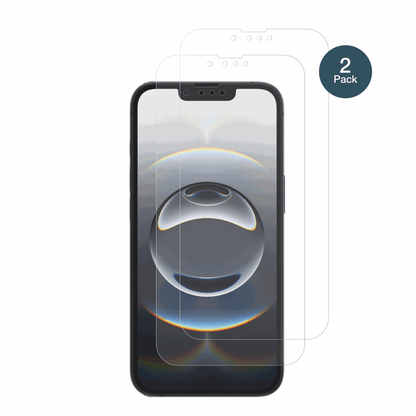 AppleiPhone 17e mit aufgebrachter dipos Panzerfolie, die l�stige Fingerabdr�cke minimiert