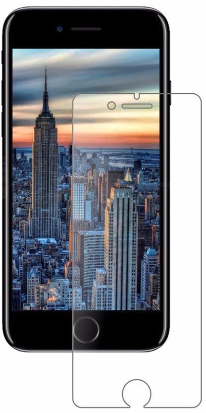 AppleiPhone 8 Plus mit aufgebrachter dipos Panzerfolie, die lästige Fingerabdrücke minimiert