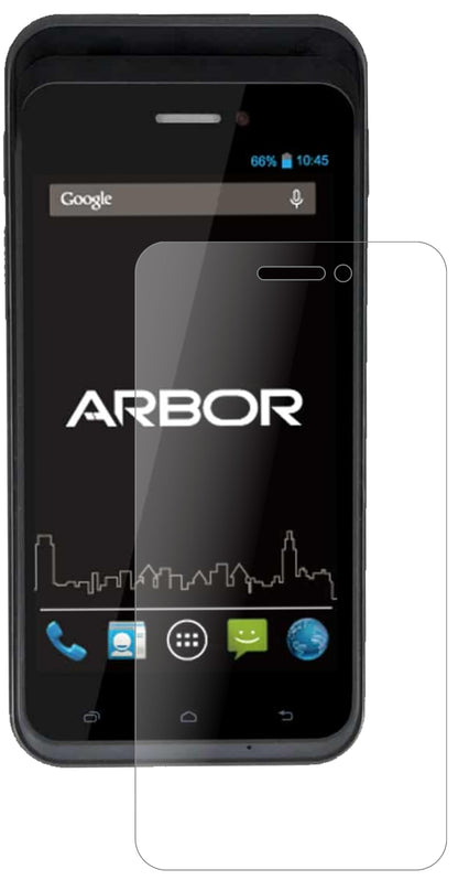 ArborGladius 5 mit aufgebrachter dipos Panzerfolie, die lästige Fingerabdrücke minimiert