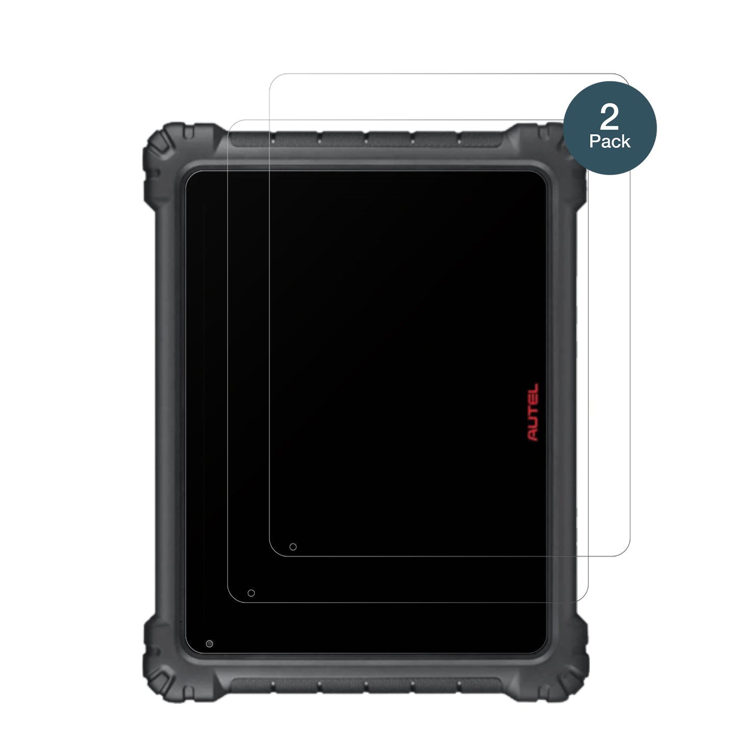 AutelMaxiCom Ultra Lite S mit aufgebrachter dipos Panzerfolie, die lästige Fingerabdrücke minimiert