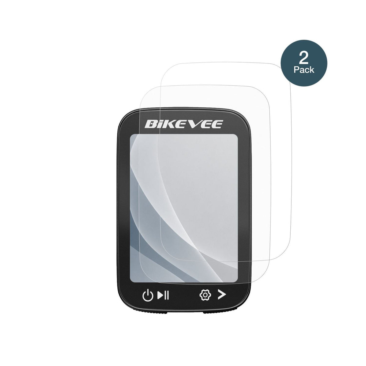 BikeveeBKV500A mit aufgebrachter dipos Panzerfolie, die lästige Fingerabdrücke minimiert