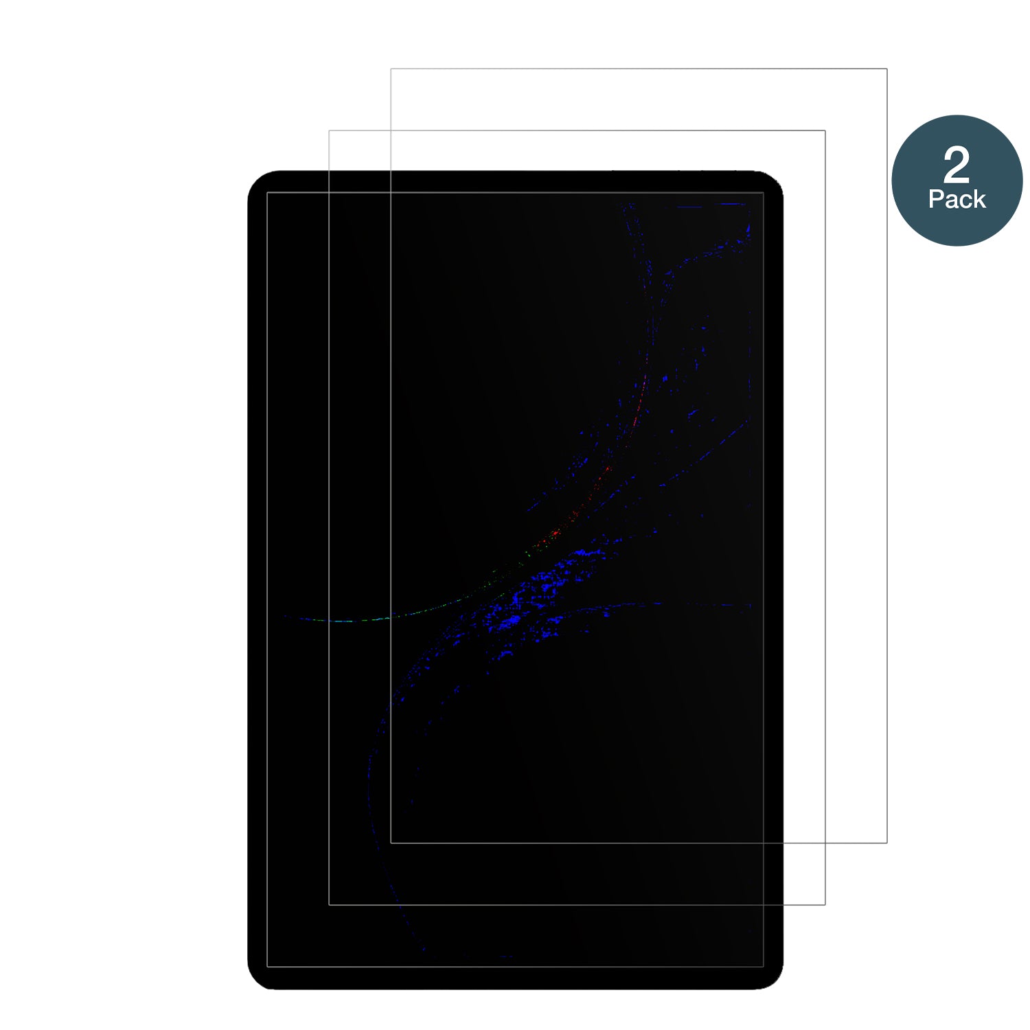 BlackviewTab 90 mit aufgebrachter dipos Panzerfolie, die lästige Fingerabdrücke minimiert
