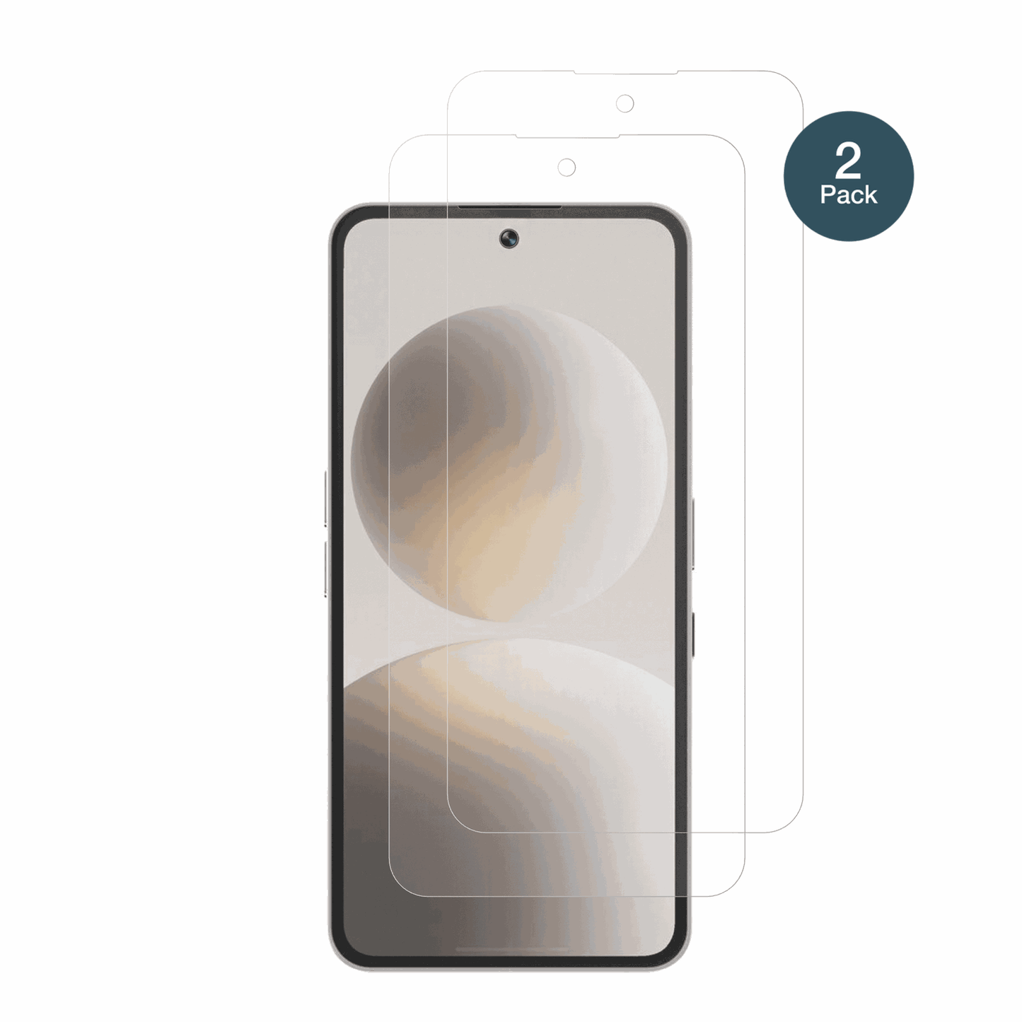 BrainNatural AI Phone BGX5 mit aufgebrachter dipos Panzerfolie, die lästige Fingerabdrücke minimiert