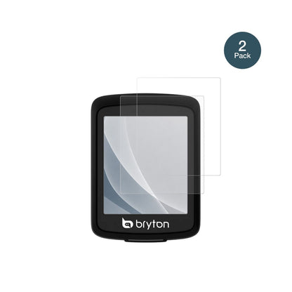 2x Screen Protector for Bryton Rider E10 matte Flexible Glass 9H dipos