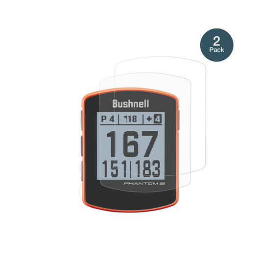BushnellPhantom 2 mit aufgebrachter dipos Panzerfolie, die lästige Fingerabdrücke minimiert