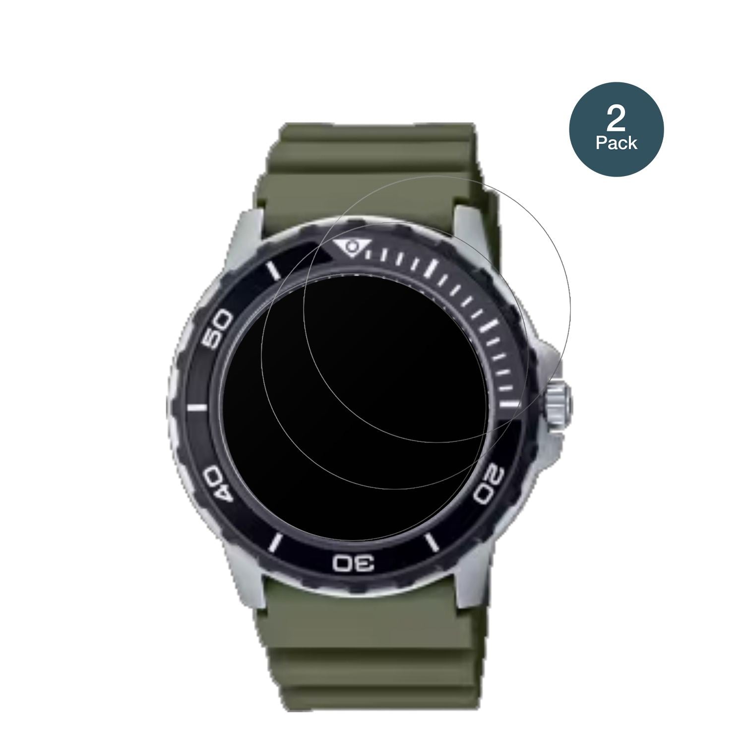 CasioMTD-125D mit aufgebrachter dipos Panzerfolie, die lästige Fingerabdrücke minimiert