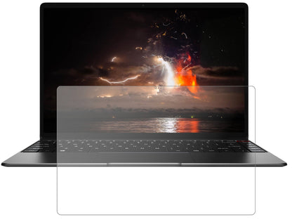 ChuwiAerobook CWI510 mit aufgebrachter dipos Panzerfolie, die lästige Fingerabdrücke minimiert
