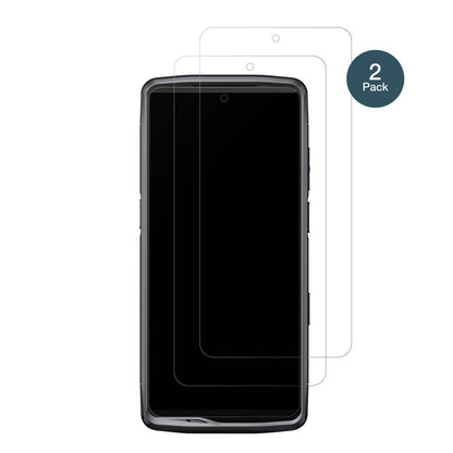 CrosscallStellar M6E mit aufgebrachter dipos Panzerfolie, die lästige Fingerabdrücke minimiert