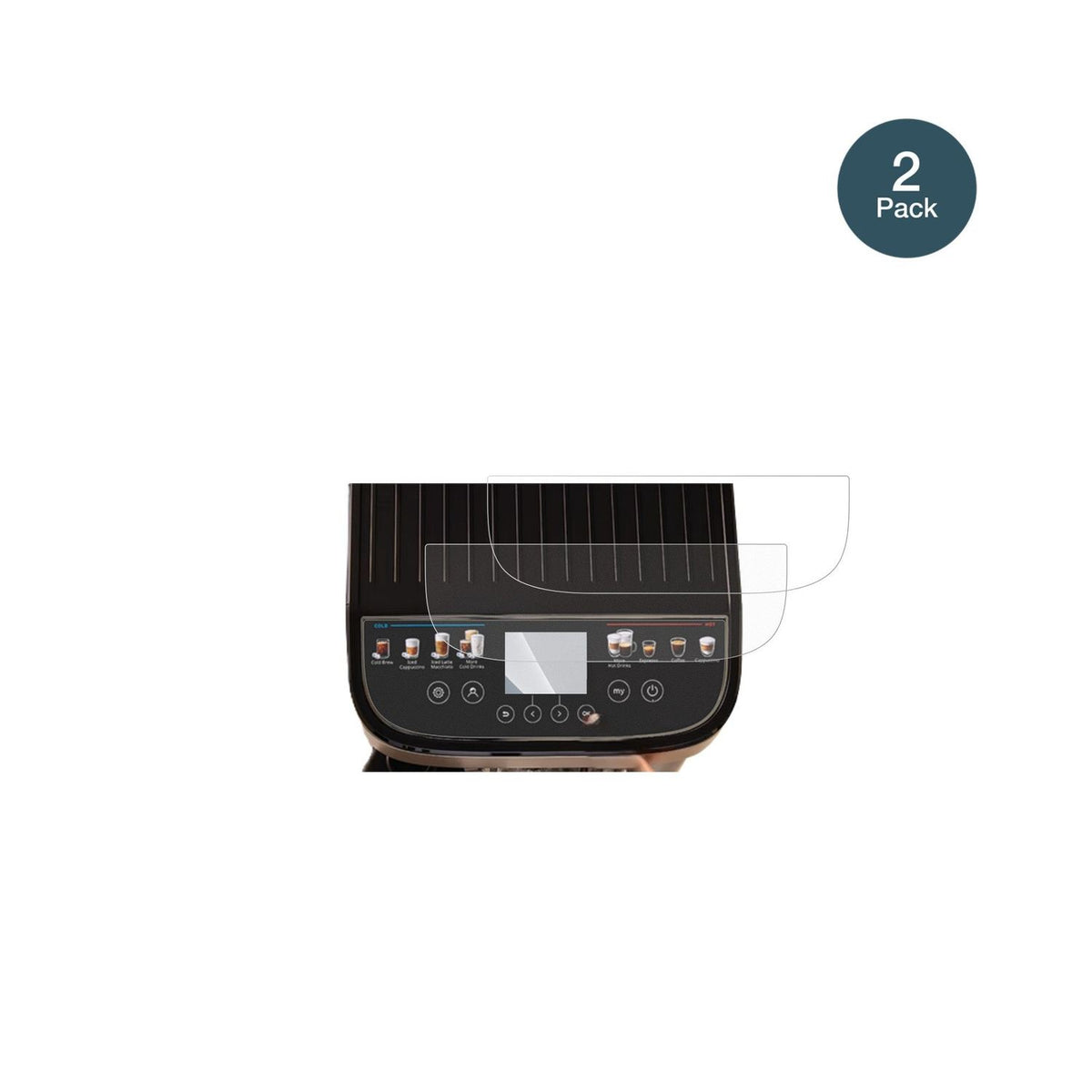 2x Screen Protector for DeLonghi Magnifica Duo ECAM330.80 matte Flexible Glass 9H dipos