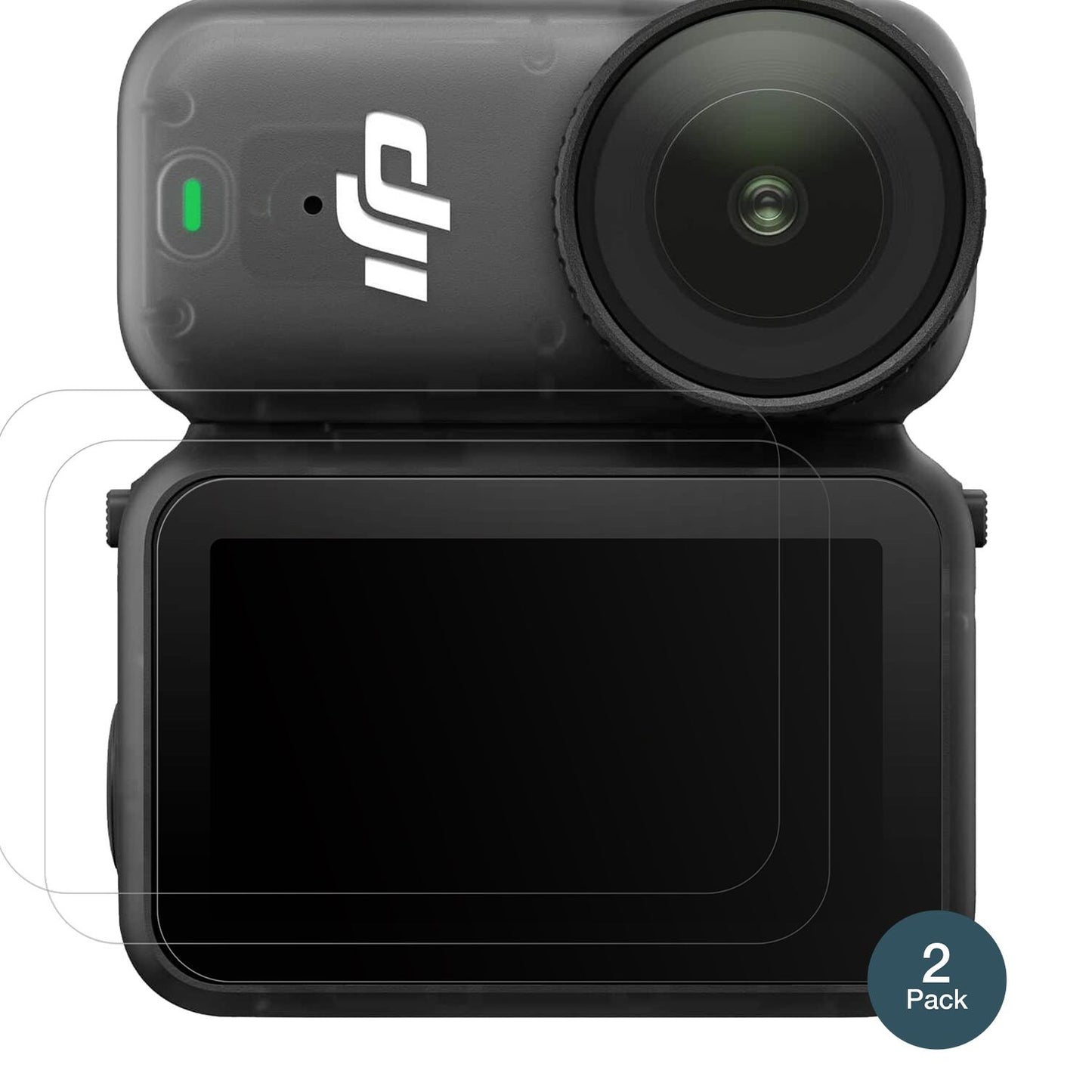 DJIOsmo Nano mit aufgebrachter dipos Panzerfolie, die lästige Fingerabdrücke minimiert