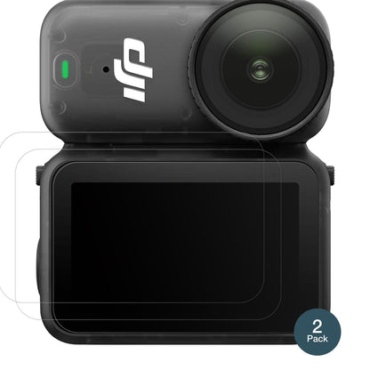 DJIOsmo Nano mit aufgebrachter dipos Panzerfolie, die lästige Fingerabdrücke minimiert