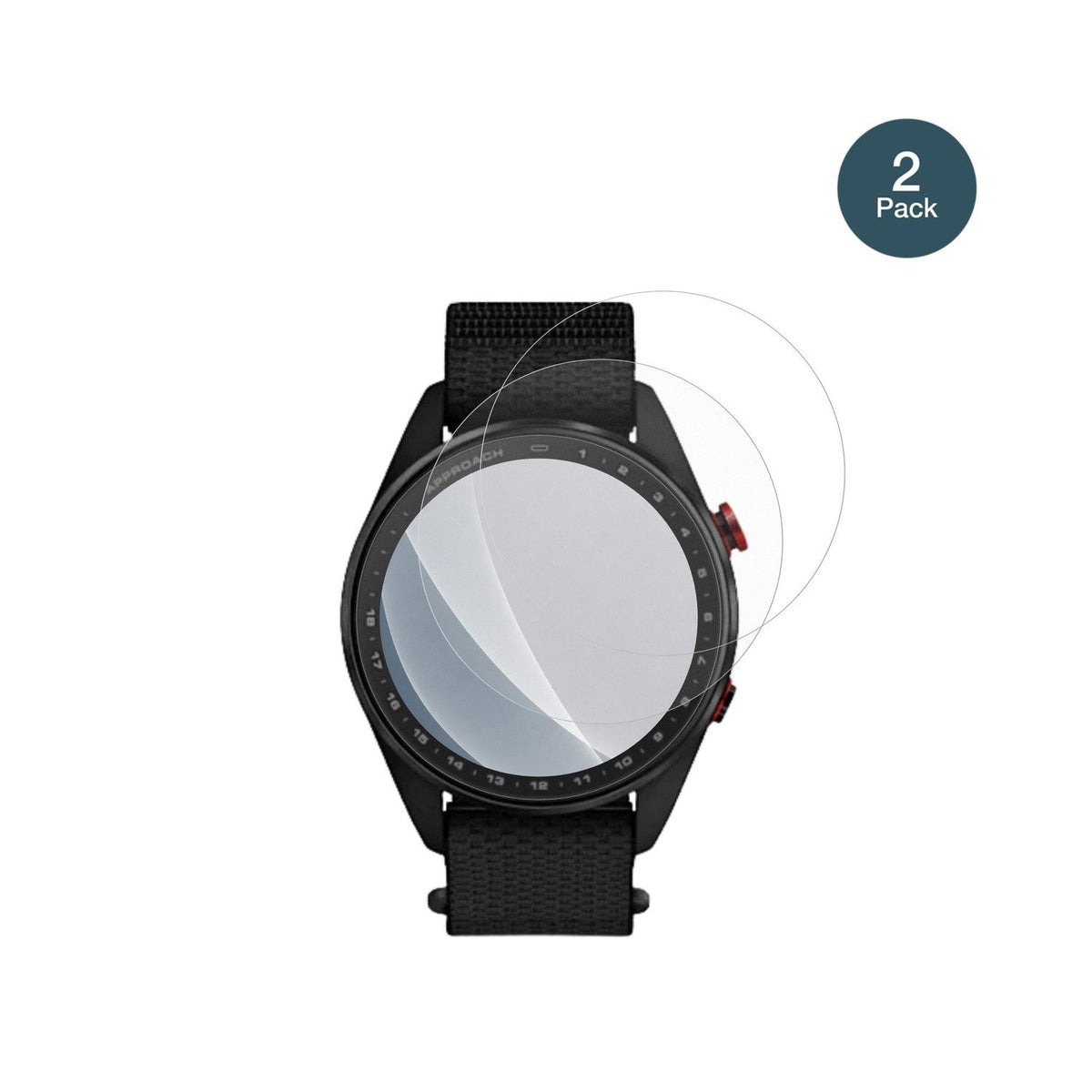 2x Screen Protector for Garmin Approach S72 47mm matte Flexible Glass 9H dipos