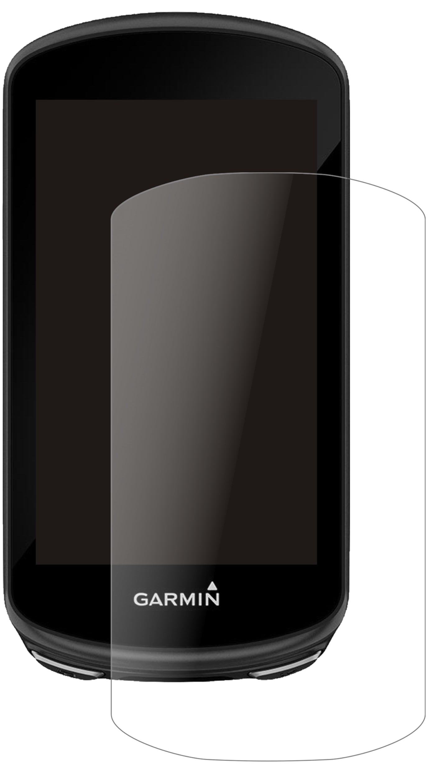 GarminEdge 1030 Plus mit aufgebrachter dipos Panzerfolie, die lästige Fingerabdrücke minimiert