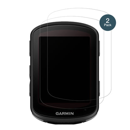 GarminEdge 840 mit aufgebrachter dipos Panzerfolie, die lästige Fingerabdrücke minimiert