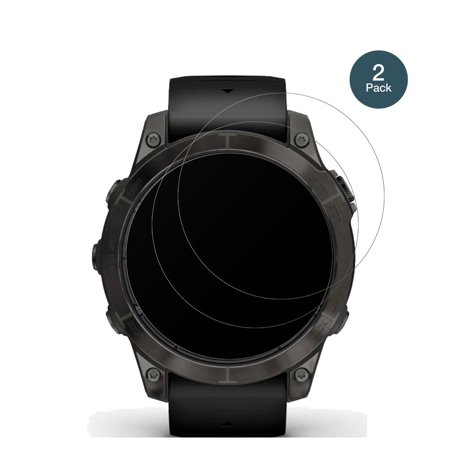 GarminFenix 7 Pro 47mm mit aufgebrachter dipos Panzerfolie, die lästige Fingerabdrücke minimiert