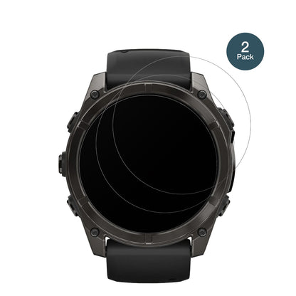 GarminFenix 7x Pro 51mm mit aufgebrachter dipos Panzerfolie, die lästige Fingerabdrücke minimiert