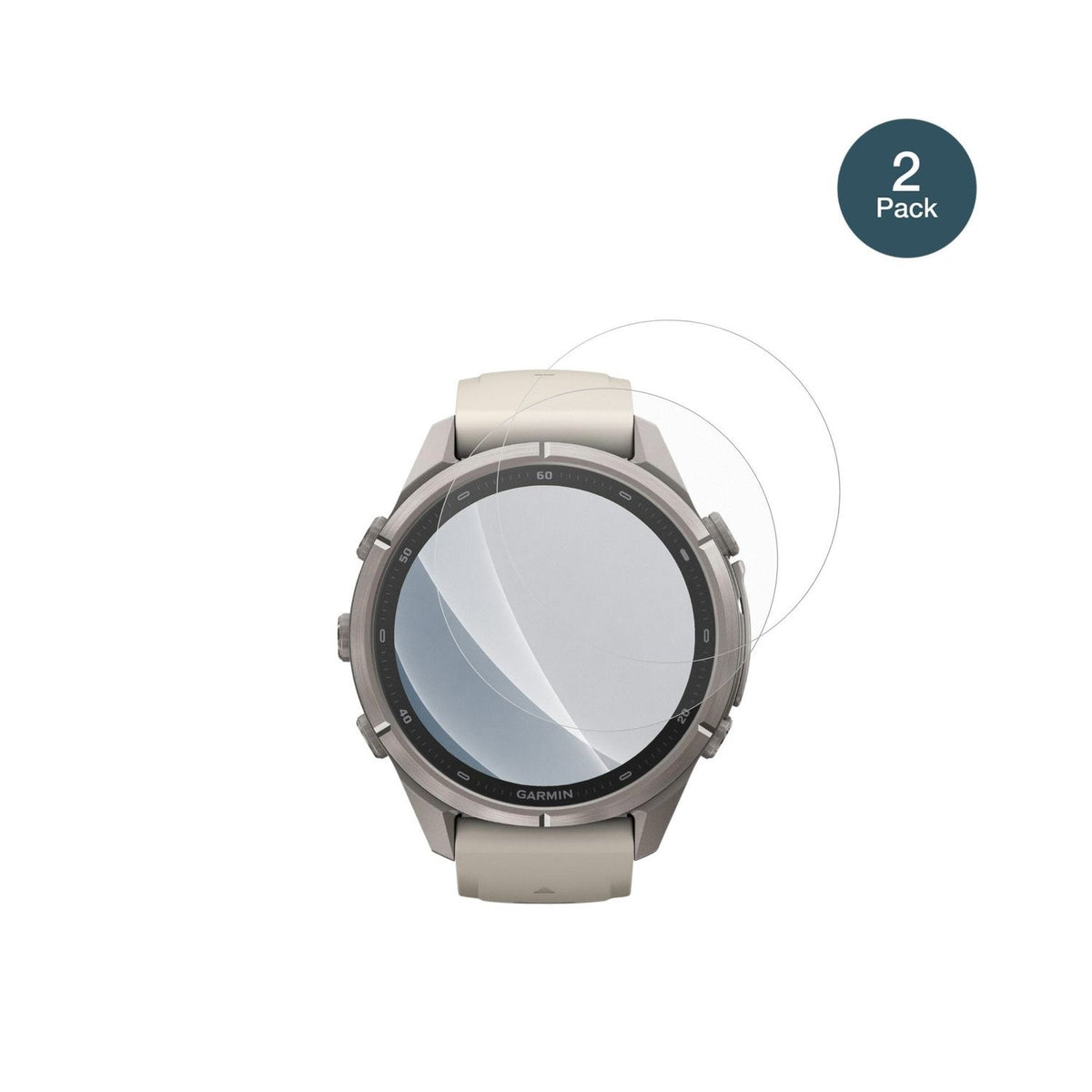 2x Screen Protector for Garmin Fenix 9 Pro matte Flexible Glass 9H dipos