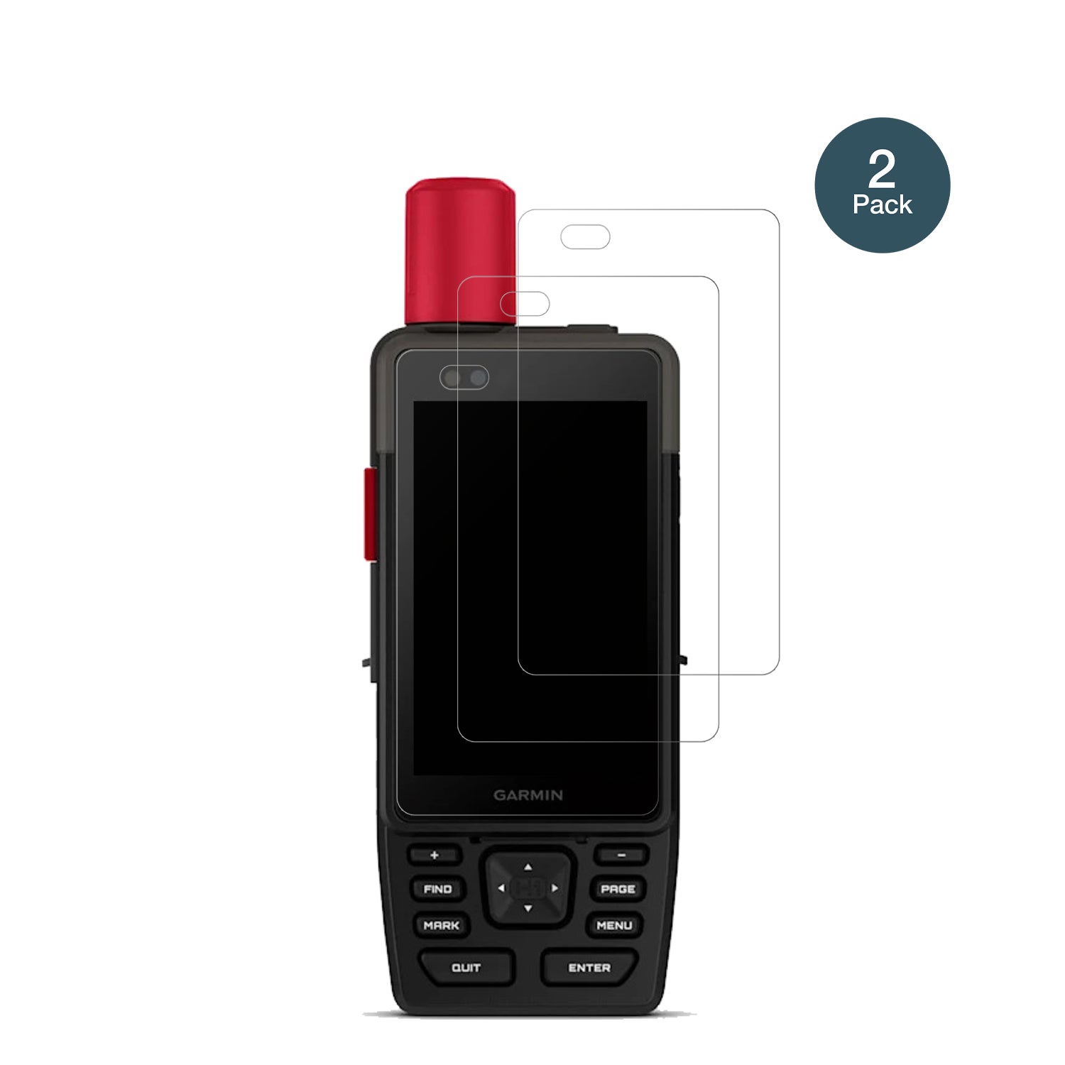 GarminGPSMAP H1i Plus mit aufgebrachter dipos Panzerfolie, die lästige Fingerabdrücke minimiert