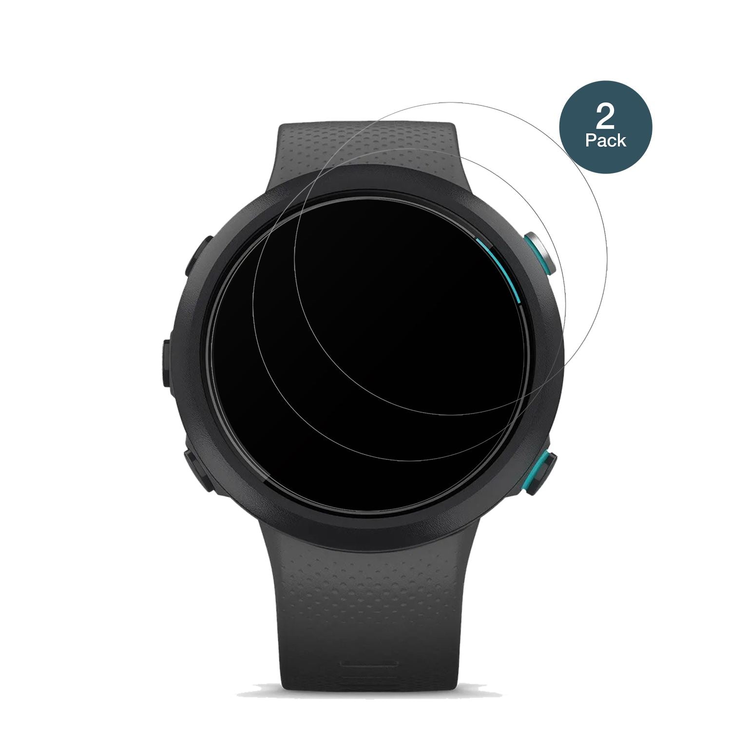 GarminSwim 2 mit aufgebrachter dipos Panzerfolie, die lästige Fingerabdrücke minimiert