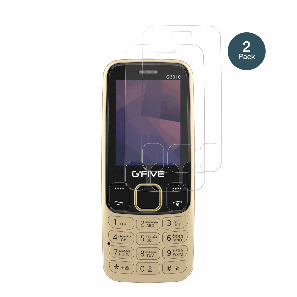 GFiveG3310 New mit aufgebrachter dipos Panzerfolie, die lästige Fingerabdrücke minimiert