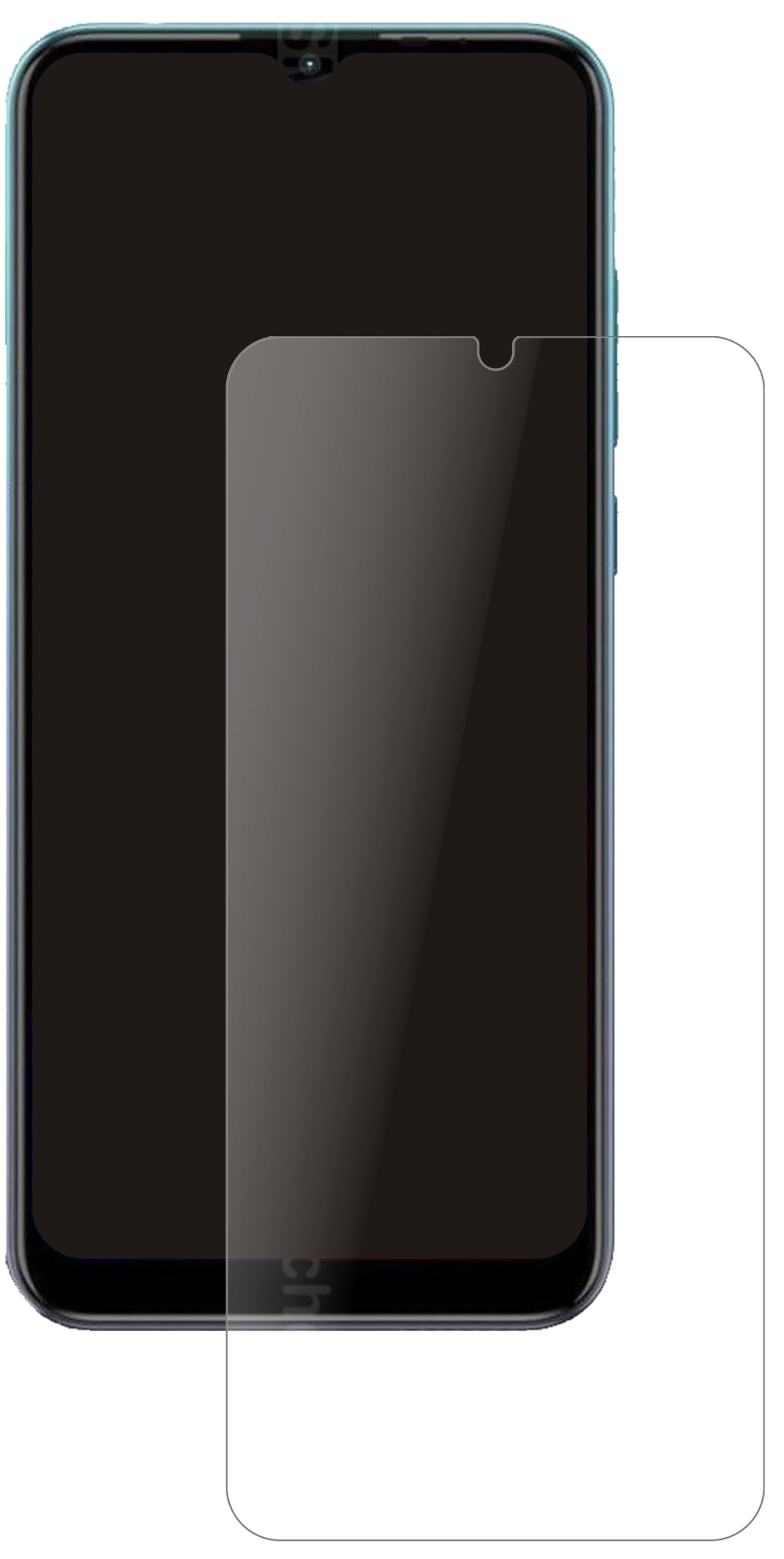 GioneeS12 Lite mit aufgebrachter dipos Panzerfolie, die lästige Fingerabdrücke minimiert