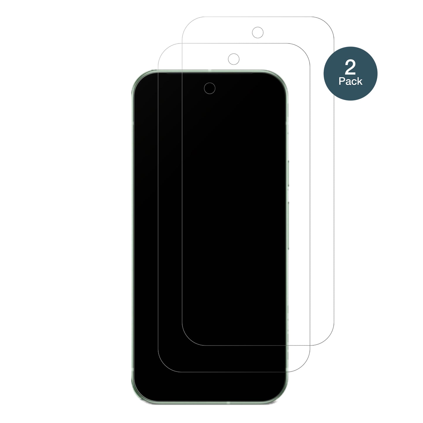 GooglePixel 9 mit aufgebrachter dipos Panzerfolie, die lästige Fingerabdrücke minimiert