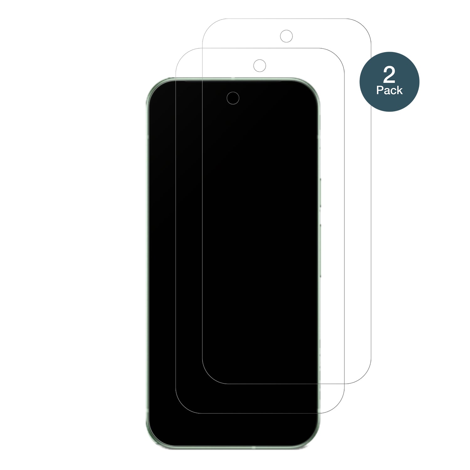 GooglePixel 9 mit aufgebrachter dipos Panzerfolie, die lästige Fingerabdrücke minimiert