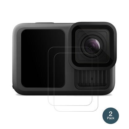 GoProHero 13 mit aufgebrachter dipos Panzerfolie, die lästige Fingerabdrücke minimiert