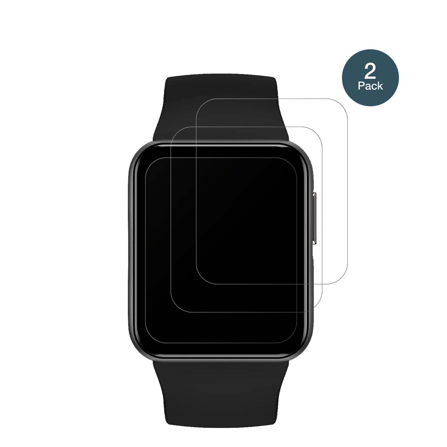 GRVSmartwatch mit aufgebrachter dipos Panzerfolie, die lästige Fingerabdrücke minimiert