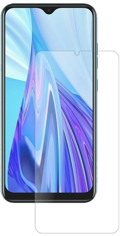 HisenseF30s mit aufgebrachter dipos Panzerfolie, die lästige Fingerabdrücke minimiert