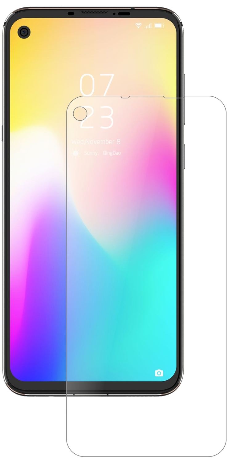HisenseInfinity U30 mit aufgebrachter dipos Panzerfolie, die lästige Fingerabdrücke minimiert