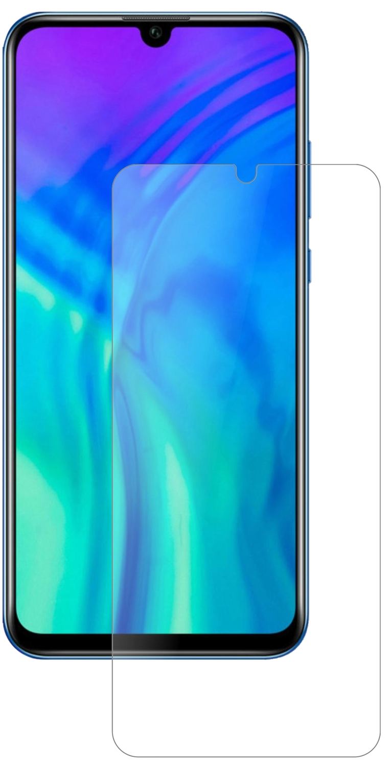 Honor20i mit aufgebrachter dipos Panzerfolie, die lästige Fingerabdrücke minimiert