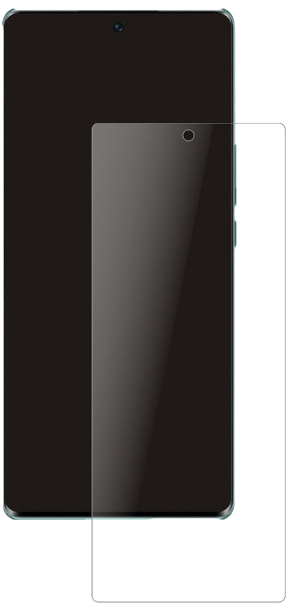 Honor60 Pro mit aufgebrachter dipos Panzerfolie, die lästige Fingerabdrücke minimiert