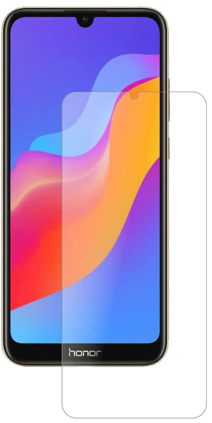 Honor8A mit aufgebrachter dipos Panzerfolie, die lästige Fingerabdrücke minimiert