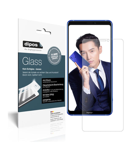 HonorNote 10 mit aufgebrachter dipos Panzerfolie, die lästige Fingerabdrücke minimiert