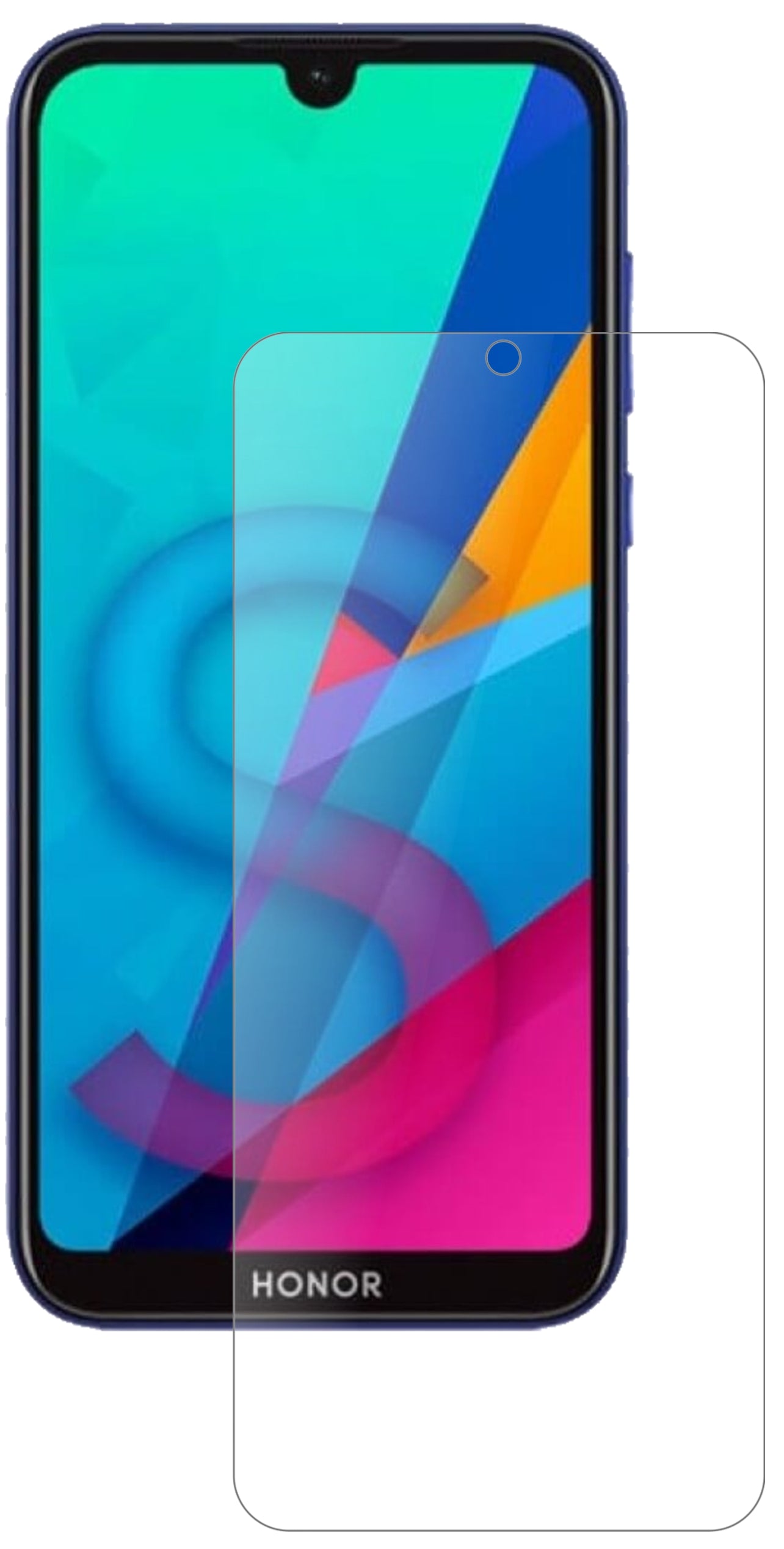 HonorPlay 8 mit aufgebrachter dipos Panzerfolie, die lästige Fingerabdrücke minimiert
