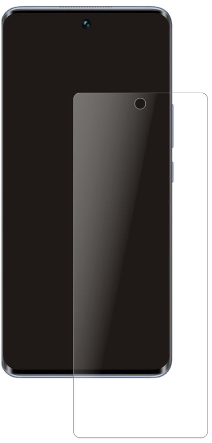 HonorV40 Lite mit aufgebrachter dipos Panzerfolie, die lästige Fingerabdrücke minimiert