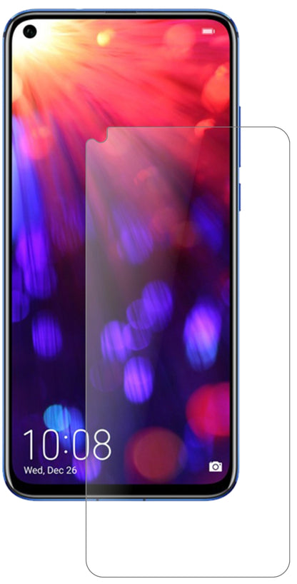 HonorV20 mit aufgebrachter dipos Panzerfolie, die lästige Fingerabdrücke minimiert