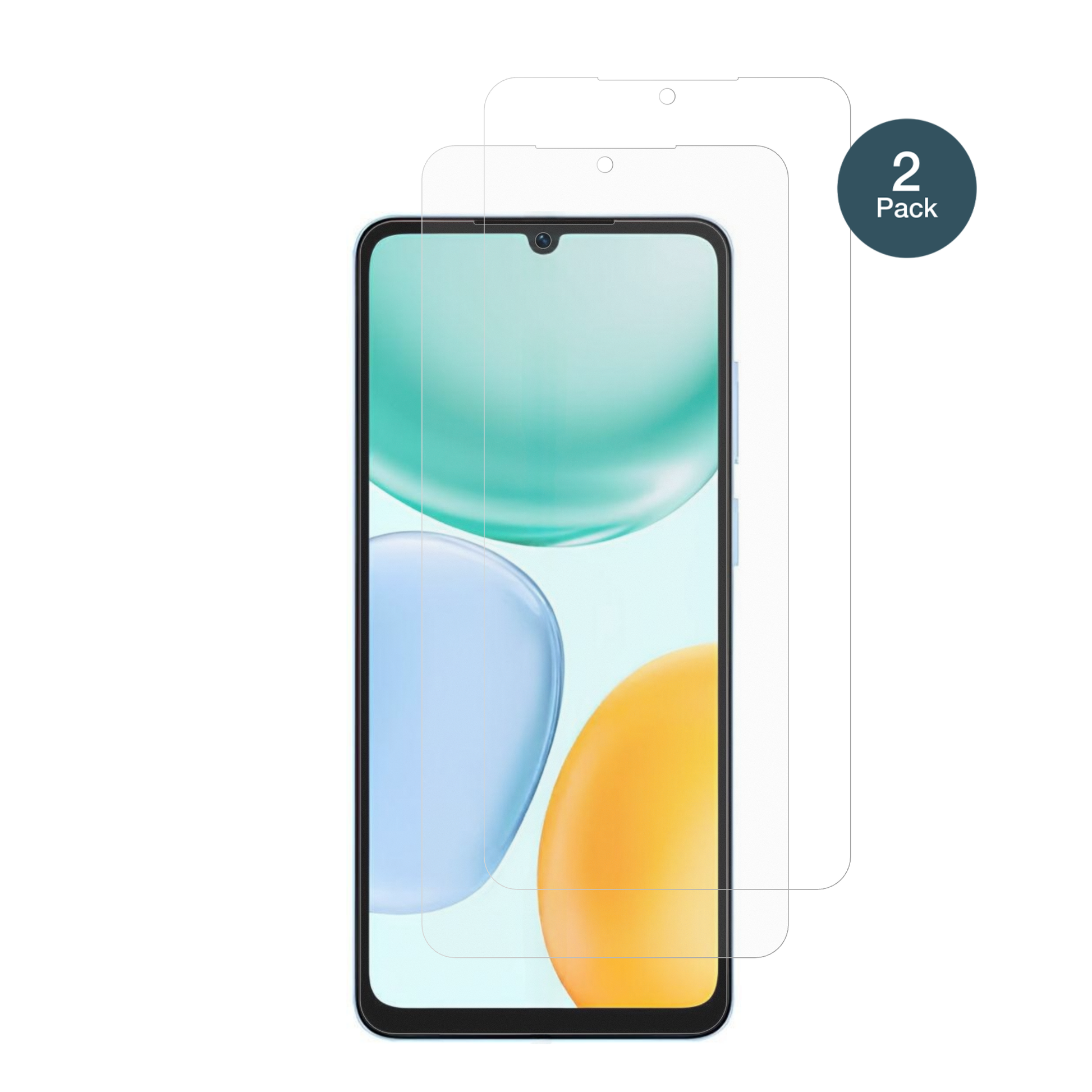 HonorX5d Plus mit aufgebrachter dipos Panzerfolie, die lästige Fingerabdrücke minimiert